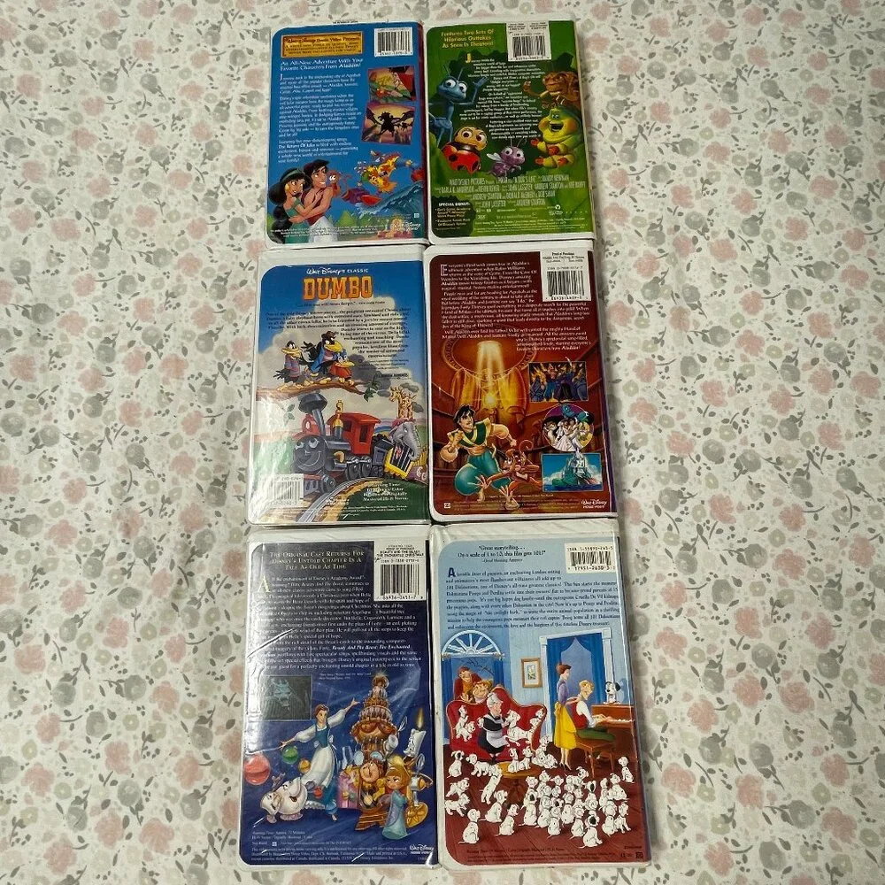 6 Disney VHS Tapes PLUS CHOICE of 1 More - Used - Picture 4 of 11